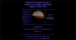 Desktop Screenshot of oceancat.com
