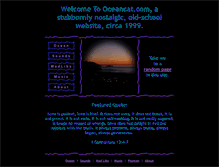 Tablet Screenshot of oceancat.com